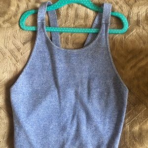 Baby blue crop top